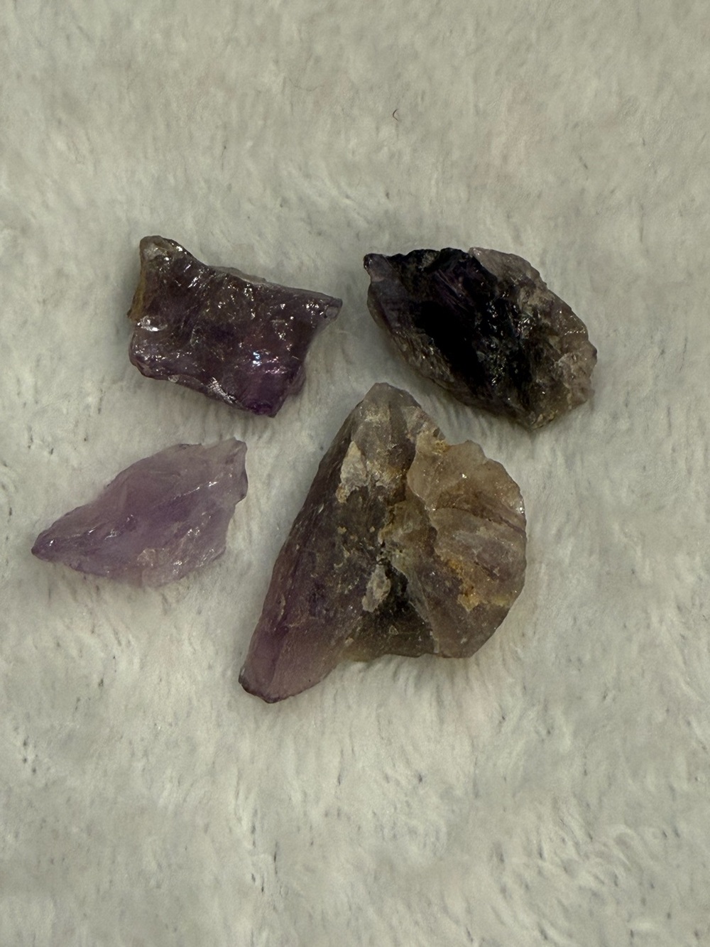 Natural Amethyst Crystal Cluster - Purple Home Accent